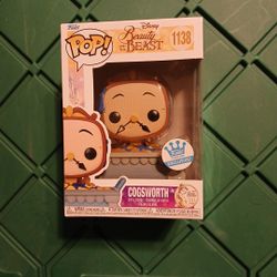 Funko Pop! Vinyl: Disney - Cogsworth - Funko (Exclusive) #1138