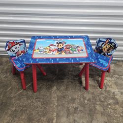 Kids Paw Patrol Table