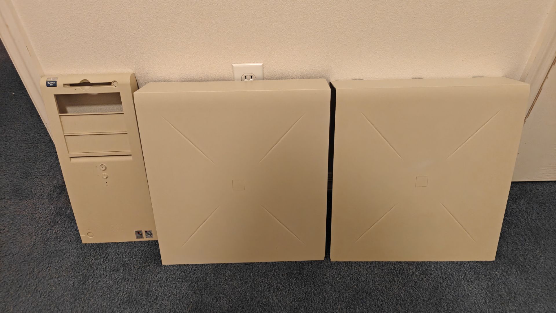 Dell Optiplex GX1 Front and Side case panels