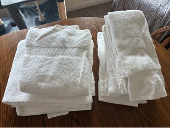 Bath sheets and hand towels