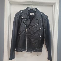 Men's Leather Riding Jacket Size 52 Or XXL