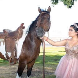 Rose gold dress for photoshoot or surprise dance