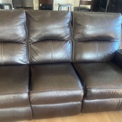 Costco Leather Sofa Set 