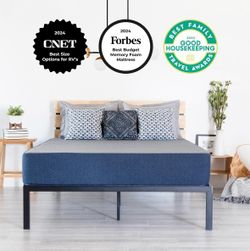 Full XL Corner Cut Dreamfoam Copperflex Essential Mattress 8"