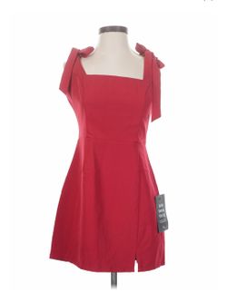 NWT Lulus Red Mini Dress with Ties