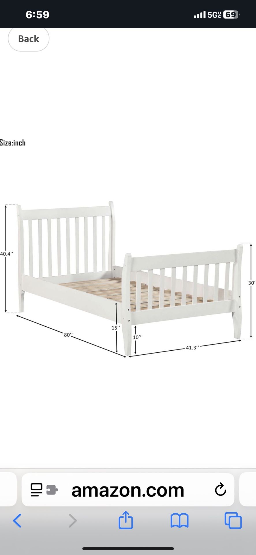 Twin Bed Frame