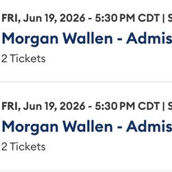 Morgan Wallen Concert Tickets - Chicago 