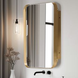 Two mirror/medicine cabinets