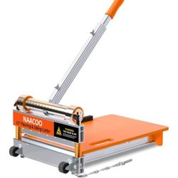 NAACOO Heavy Duty Laminate/Vinyl Floor Cutter, 13" Vinyl Plank Cutter with Wheel Retails $158
