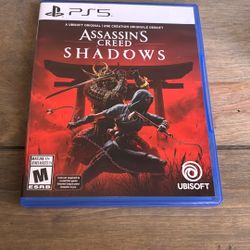 Assassins Creed Shadows For Ps5