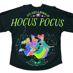 Disney Parks 2021 Hocus Pocus Glow in the Dark Spirit Jersey Crewneck Size M