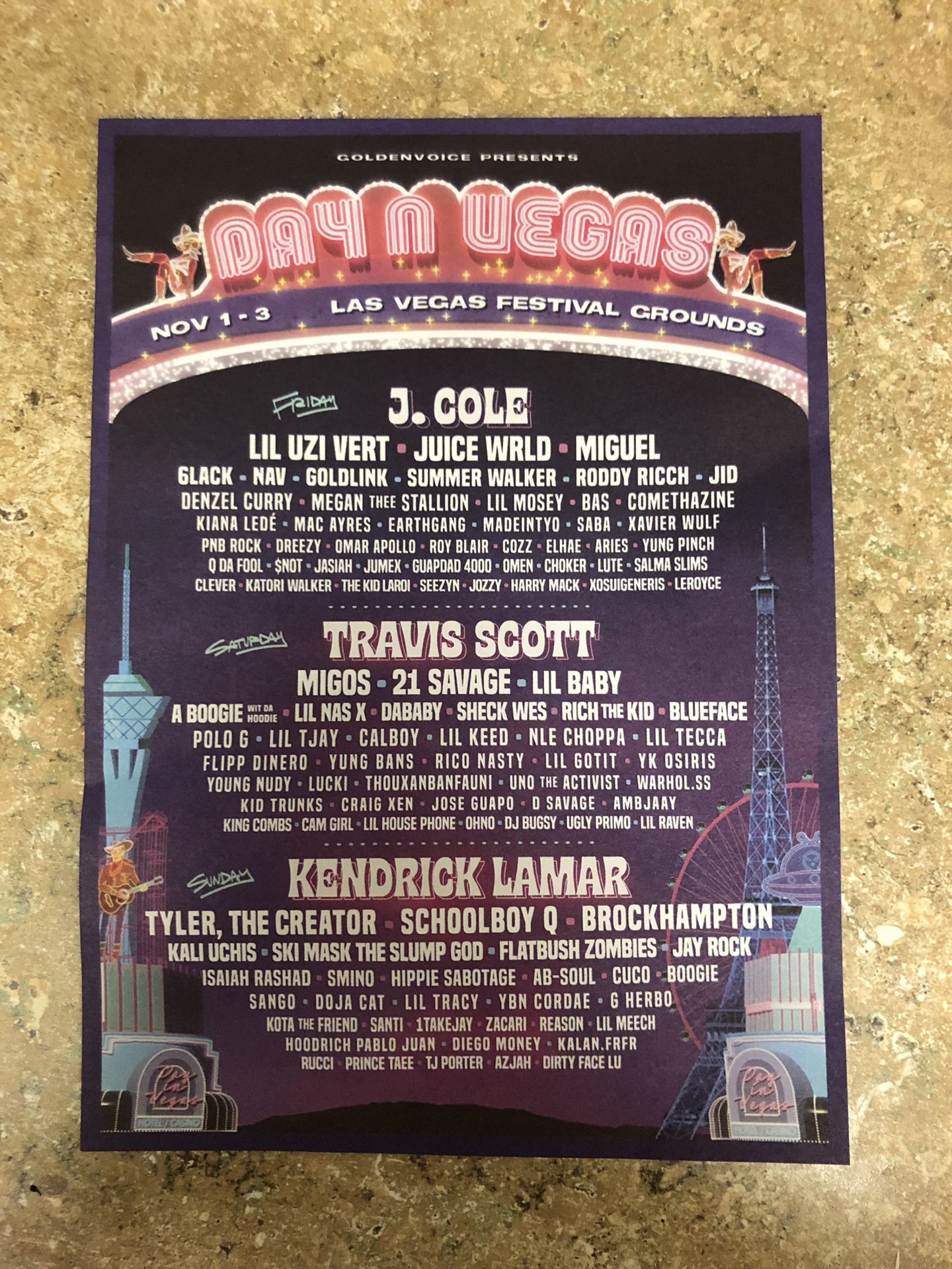 Day n Vegas general admission 3day pass