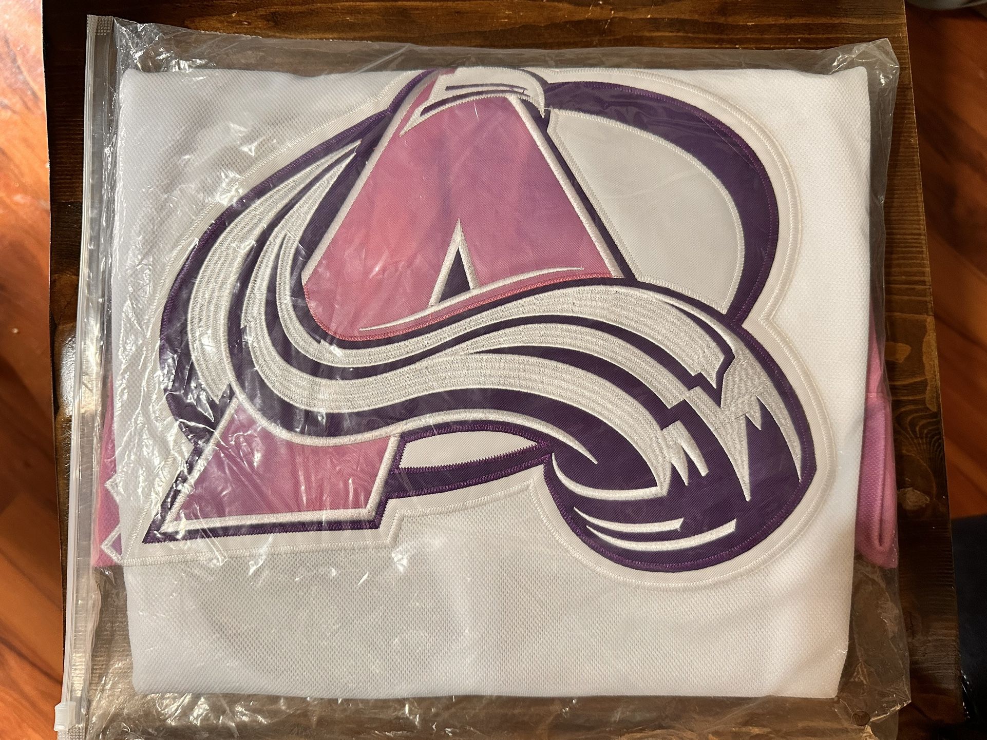 New MacKinnon Jersey Pink And Purple Sz L