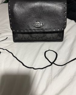 Black coach crossbody