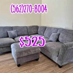 New Sectional Sofa And Ottoman