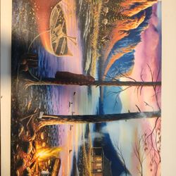 Chuck Black Led Painting 
