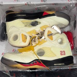Retro Off White 5’s