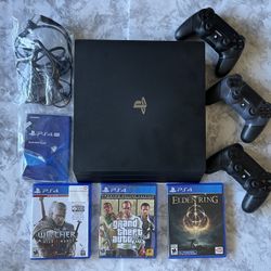 PS4 Pro 1TB Bundle - Great Condition