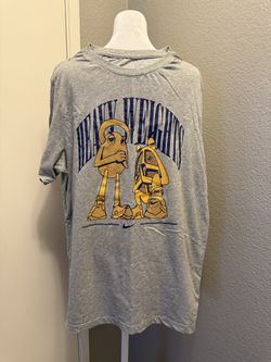 Nike Dri-Fit Heavy Weights Graphic T-Shirt: Mens Size Medium Gray Gym