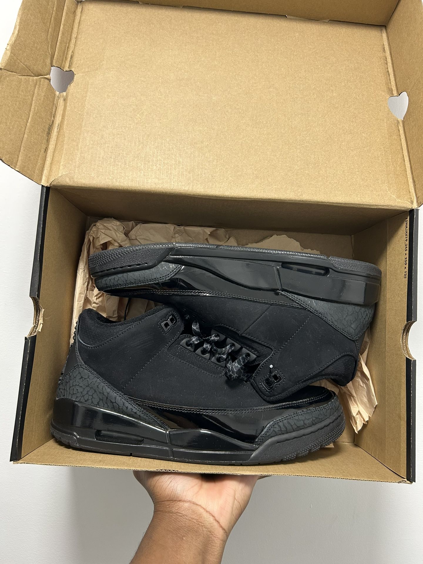 Jordan Sz 11 Black Cat 3s 9/10 Bin 175 Big Steal !