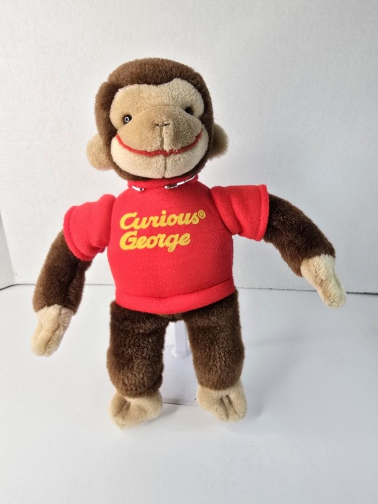 Vintage Curious George Plush Doll Stuffed Animal 13'' 1992 Monkey Gund