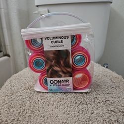 Conair Voluminous Curls 31 Pack Asdorted Sizes Self- Grip Rollers