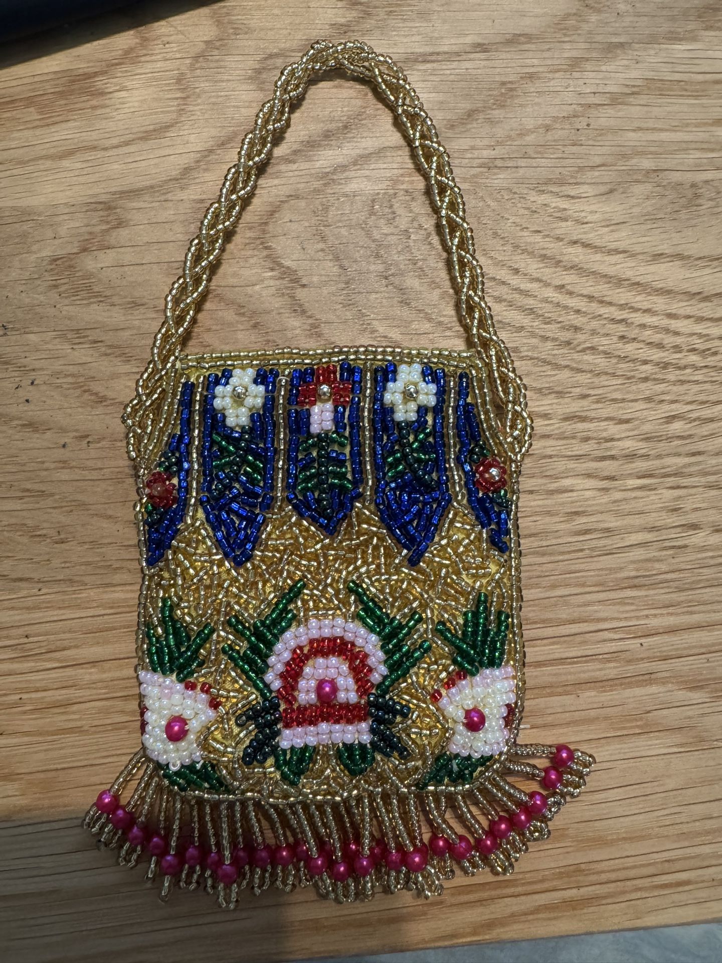 Miniature Beaded Coin Purse