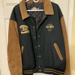Hard Rock 25th Anniversary  Letterman Jacket(Maui)
