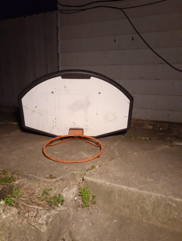 Basketball hoop and Backboard only