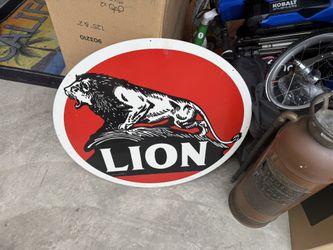 Lion And Mohawk Gas Signs $80 Each