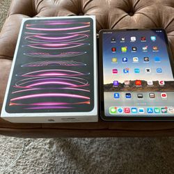 iPad Pro 4th Generation M2 Chip Space Grey 256gb WiFi And Cellular Unlocked 