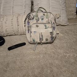 Cactus Succulent Diaper Bag Backpack