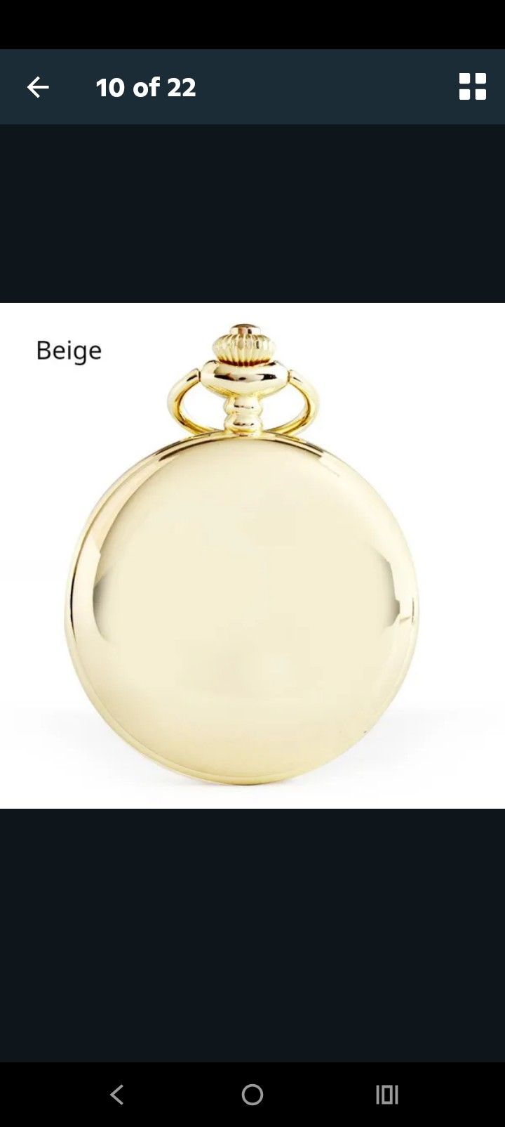 Beautiful Men's Pocket Watch