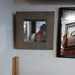 Wall Mount Candle Holder With Mirror 