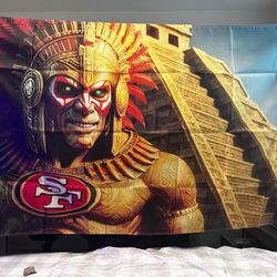 SF 49ers  Aztec Flag