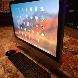 Excellent 21.5 inch Apple Imac Desktop Computer With Intel Core i3 Processor With Programs 