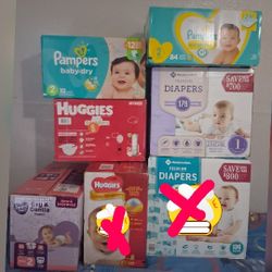 Pampers A  La Venta .    A 25 Cada Caja,