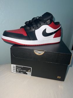 Jordan 1 Low Bred Toe