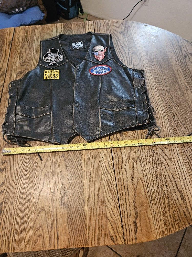 Leather Vest