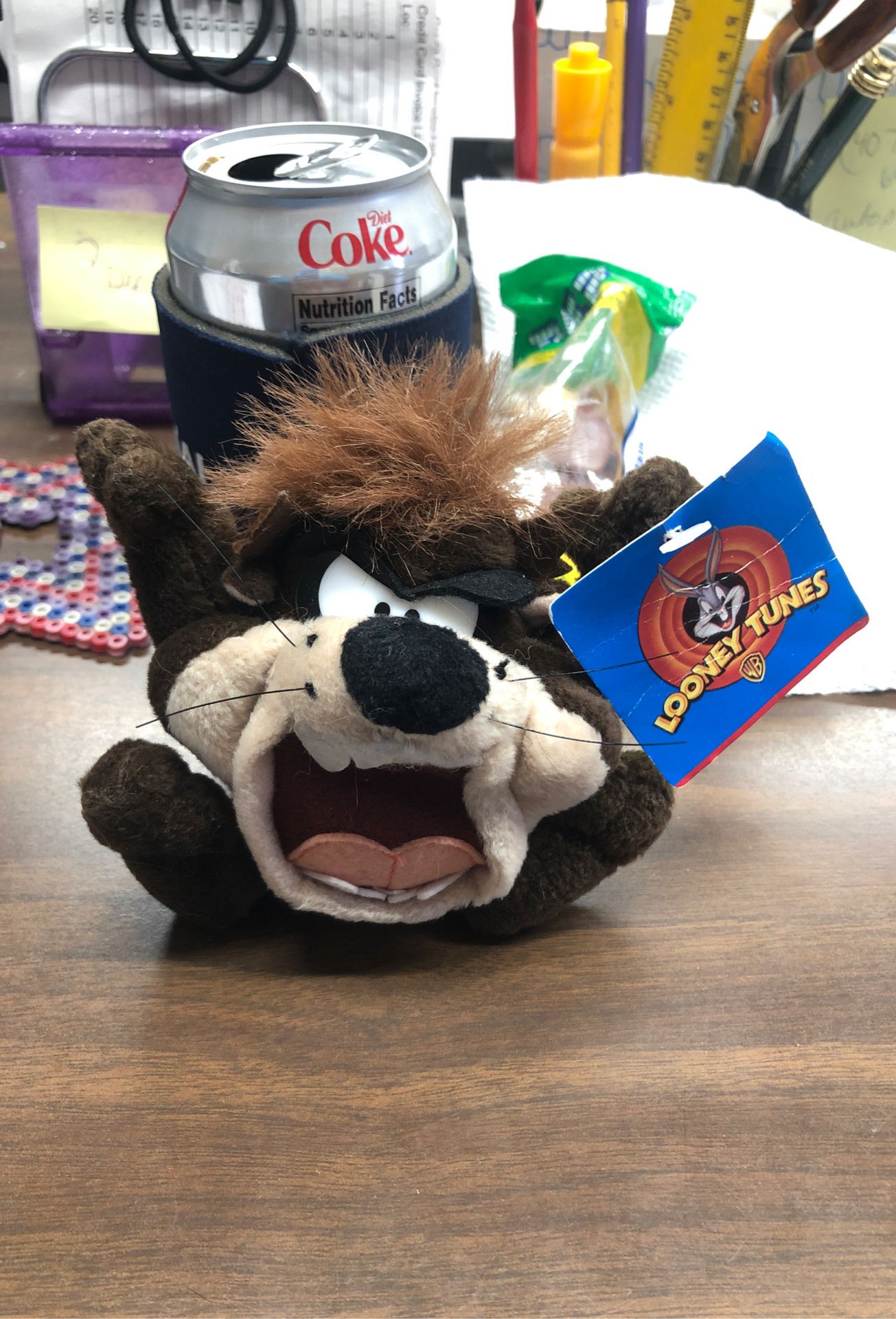 Vintage 1990’s Tasmanian Devil items Lot of 3