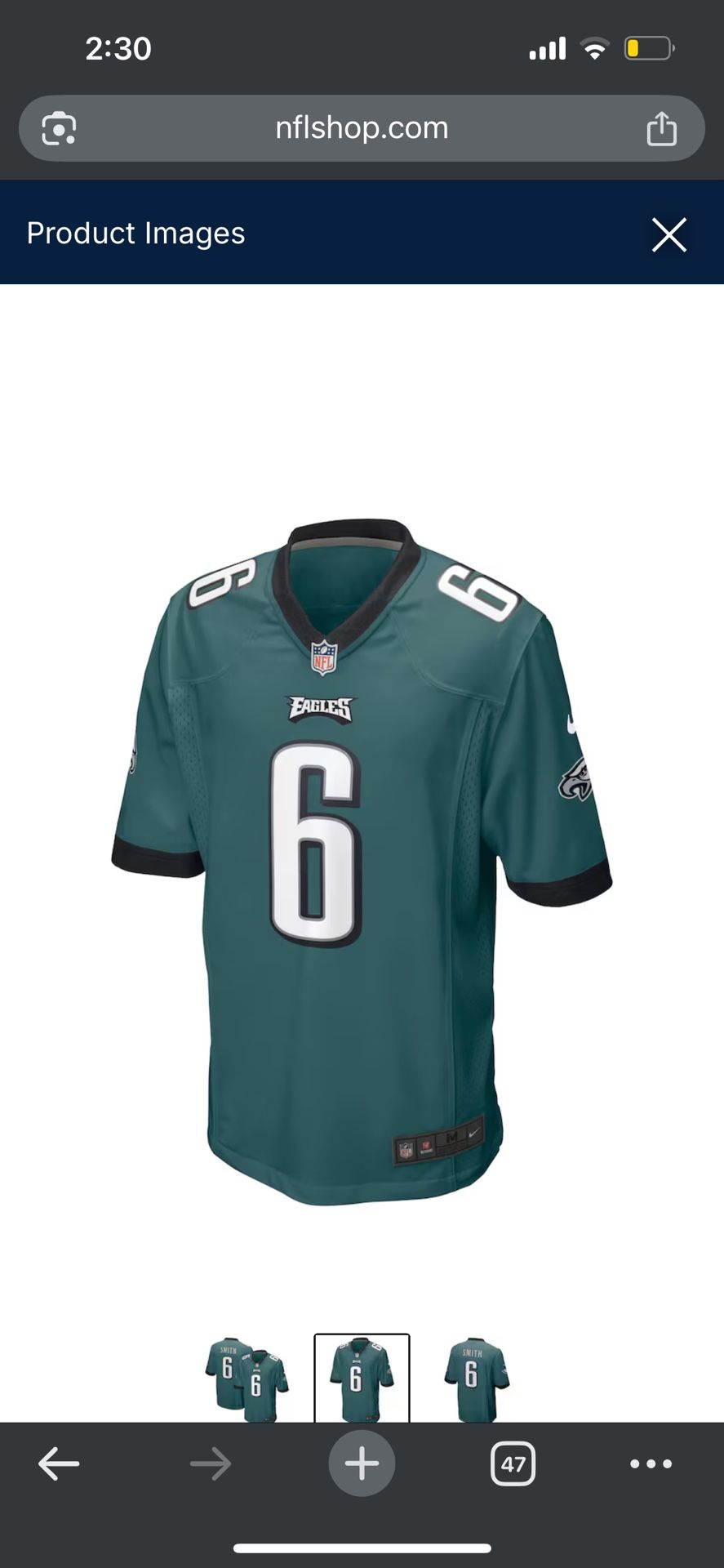 Philadelphia Eagles Devonta Smith Jersey 
