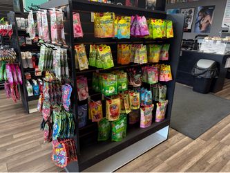Black Slatwall Gondola Display