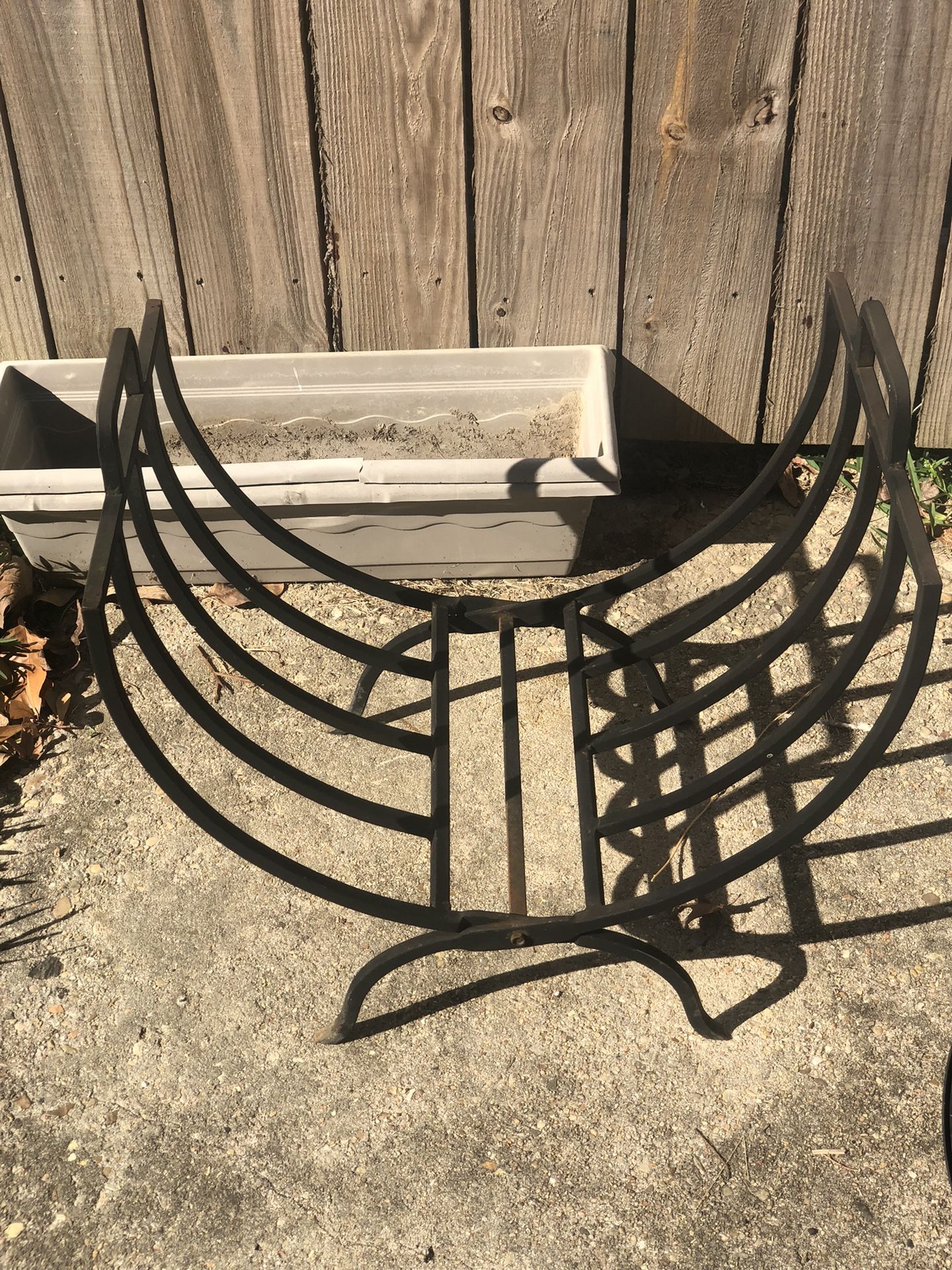 Heavy Cast Iron Stand For Firewood