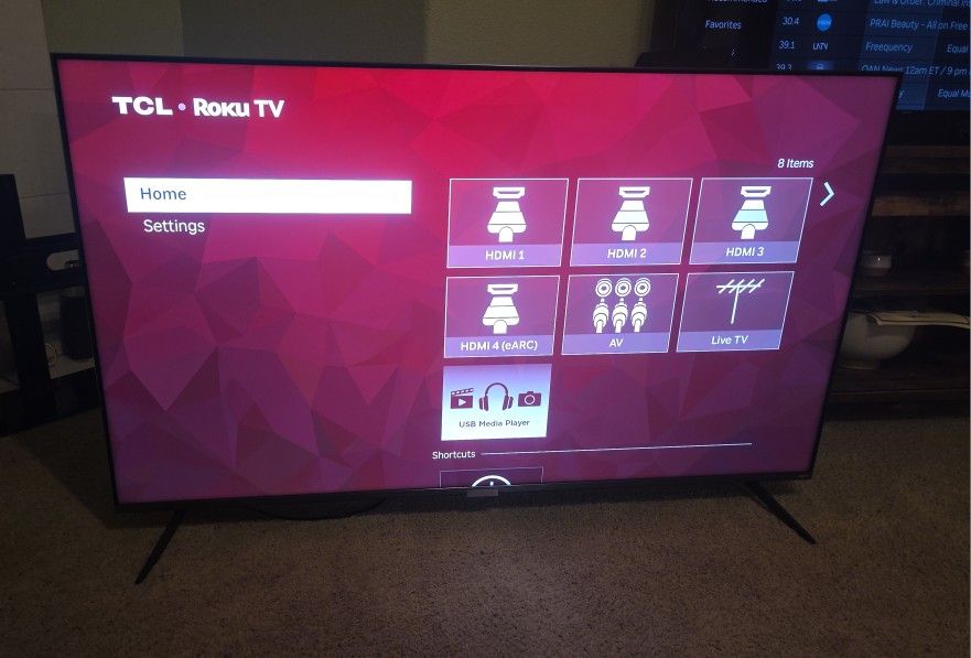 TCL 65in 4k Mini-LED QLED Roku TV 120hz VRR HDR