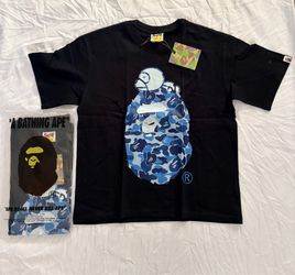 A Bathing Ape T Shirt Black Medium and Small