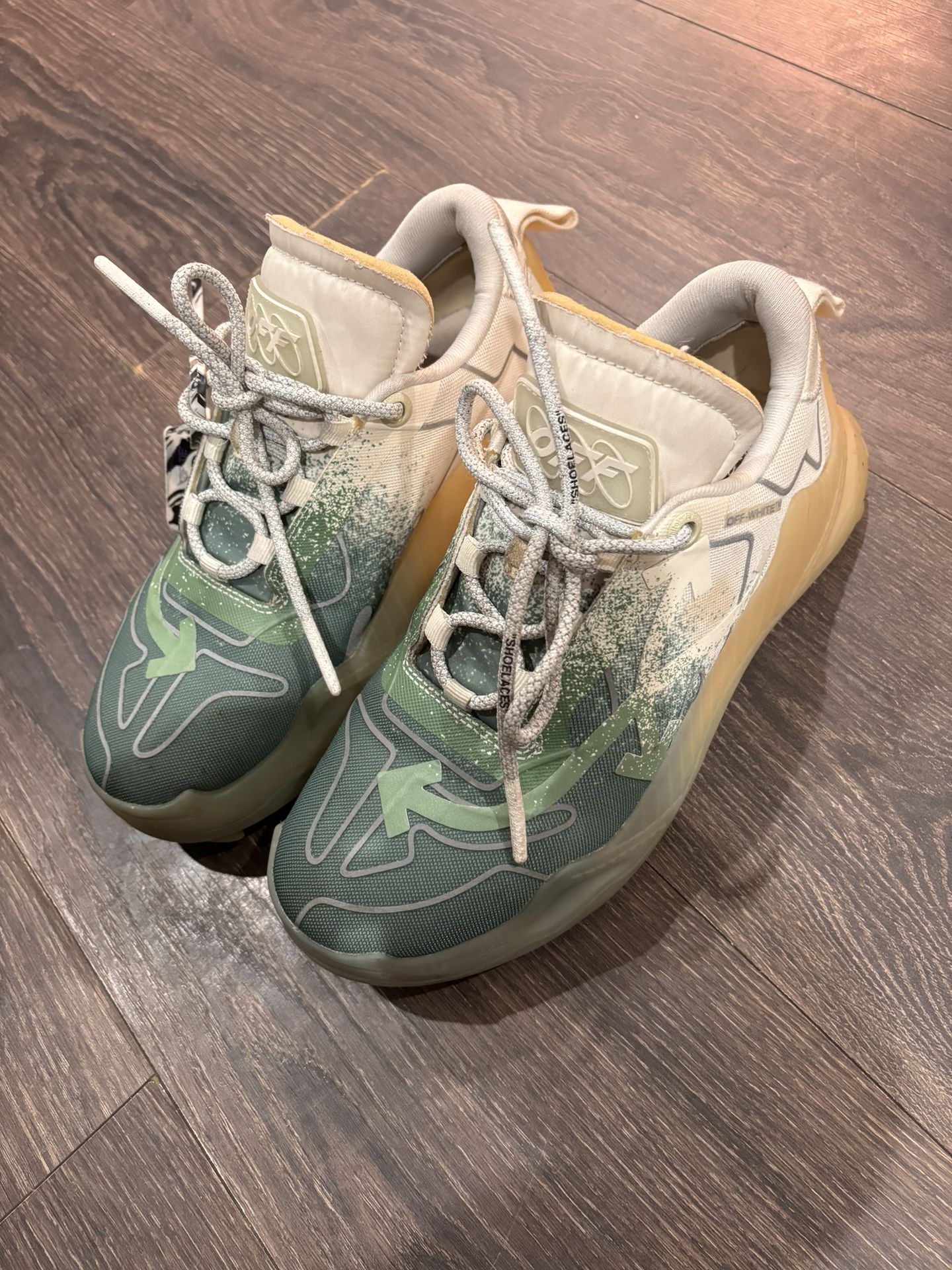 Off-White Odsy 1000 Ombre Cream Green