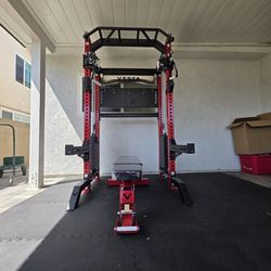 Vesta Pro Series 2in1 Squat Rack | Functional Trainer | 400lb Weight Stack | Commercial Grade | Gym Equipment | FREE DELIVERY🚚 🔴