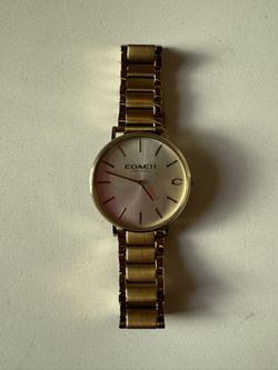 Coach Watch Gold