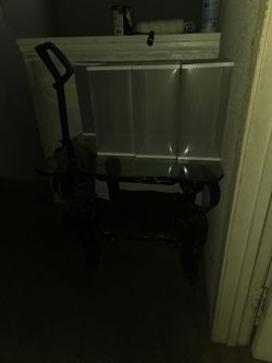 glass table