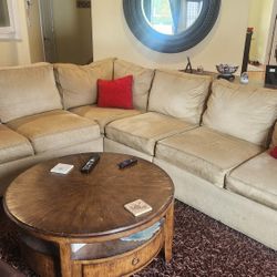 ETHAN ALLEN SECTIONAL SOFA